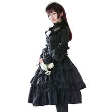 Miracle Nikki cospaly Goth Night Lolita COS Lolita vestido 2024 - compra barato