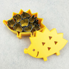 10PCS Stainless Steel Cutter Mold Fruit Cookie Biscuit Ham Mini Cutter MoldHedgehog Box 2024 - buy cheap