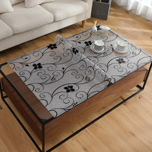 Mantel de PVC impermeable Anti-caliente, cubierta transparente de vidrio suave para mesa, cocina, decoración del hogar, manteles de café, nuevo 2024 - compra barato