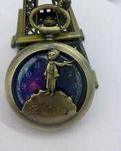 Reloj de bolsillo Vintage con diseño de cielo estrellado, accesorio con diseño de dibujos animados, colgante con agujeros, collar punk de vapor 2024 - compra barato