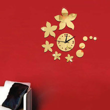 New Beautiful Wall Clock Classic 3D DIY Mirror Living Modern Design Home Room Decoration Time Relogios De Parede 2024 - buy cheap