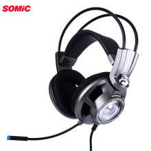 Somic G955 Virtual 7.1 Surround Stereo Gaming headset USB plug PC Earphone Headphones with Microphone for Laptop Computer 2024 - buy cheap