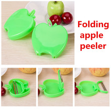 1PC Folding Apple Peeler Multifunction Peeling Knife Fruit Planer Red and Green Kitchen Gadget 2024 - buy cheap