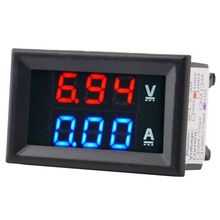 Digital Voltage Meter Dc100V 10A Voltmeter Ammeter Blue+Red Led Amp Dual 2024 - buy cheap