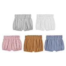 2018 Baby Boy Girls Cotton Shorts Infant Ruffle Bloomers Toddler Summer Panties 2024 - buy cheap