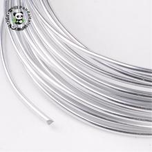2mm Silver Aluminum Wire Jewelry Findings for Jewelry Making DIY, 12m/roll,5Rolls/lot 2024 - buy cheap