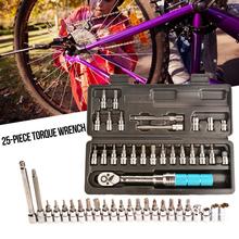 25PCS Preset Torque Wrench Bicycle Repair Accessories Tools Adjustable Torque Wrench 1/4 2-14 Portable Bike Repair Tools 2024 - buy cheap