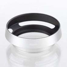 46mm Vented Curved Metal lens Hood for Leica Leitz Panasonic Pentax Olympus silver 2024 - buy cheap