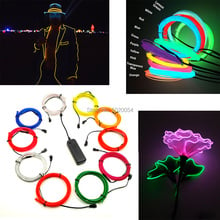 Lámpara de luz Led impermeable para decoración de escenario, hilo de neón Flexible para fiesta de boda, Material DIY, alambre 2024 - compra barato