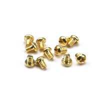 500pcs M3*4  Brass Phillips Screws Round Pan Head Machine Screws Bolt 2024 - buy cheap