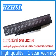 11.1V 5200mAh 58Wh LB62119E new Laptop Battery For LG LB62119E R500 S510-X R500E R50 XNOTE RB500 2024 - buy cheap