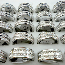 10 шт., женские классические кольца из нержавеющей стали 2024 - купить недорого