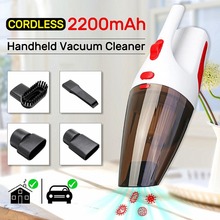 120W Car Home Use Vacuum Cleaner Dust Catcher For Dry Wet Dust Dirt Cordless Handheld Dust Collector Portable Vacuum Sweeper 2024 - buy cheap
