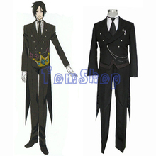 Traje de uniforme de Cosplay para hombres, traje de Anime Black Butler, Basilio Michael, 2ª esmoquin, para Halloween, envío gratis 2023 - compra barato