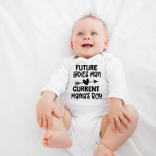 Newborn Long Sleeve Bodysuits Future Lady's Man Current Mama's Boy Casual Infant Baby Bodysuit KidJumpsuit Clothes 0-24M 2024 - buy cheap