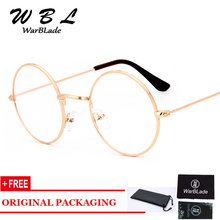 Warblade óculos de sol óculos de sol óculos de sol transparente moda redonda nerd miopia óptica coreano 2024 - compre barato