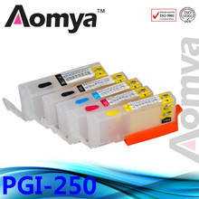 Aomya PGI-250 cli251 Refillable Ink Cartridge Compatible For Canon PIXMA MG6320/MG7120/iP8720/MG7520 printer cli-251 2024 - buy cheap