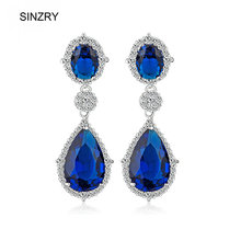 SINZRY AAA Grade Cubic Zircon lady's Classic design vintage palace Brilliant wedding drop earrings fashionable jewelry 2024 - buy cheap