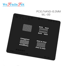 WYLIE Chip BGA Reballing Stencil Kits Square Hole Solder Template for Phone XS MAX XR X 8 8P 7P 7 6P 6 5 5S IC NAND PCIE 2024 - compre barato