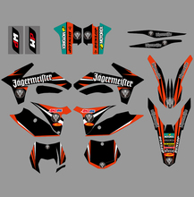 NICECNC Motocicleta Fundo Gráfico Decal Adesivo Kit Para KTM SX EXC XCF XC SXF XCW XCFW 125 150 200 250 350 450 500 2011-2013 2024 - compre barato