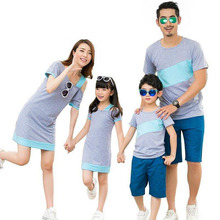 Одежда для семьи; специальное платье для мамы и дочки; одинаковые комплекты для семьи; футболка для папы и сына; одежда для всей семьи 2024 - купить недорого