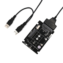 H1111Z добавить на карточка SSD MSATA и M.2 SSD USB адаптер MSATA NGFF M.2 адаптер USB SATA кабель USB M.2 карта Adpater для ПК рабочего стола Новый 2024 - купить недорого