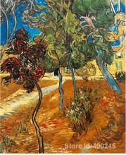 artwork of Vincent Van Gogh Trees in the Asylum Garden modern paintings oil reproduction handmade High Quality 2024 - buy cheap