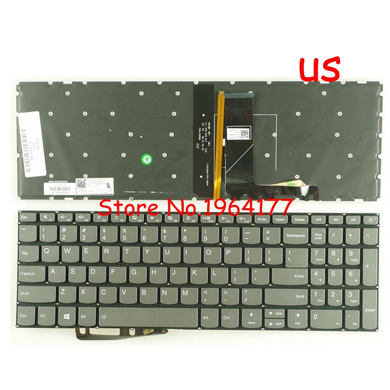 New Lenovo IdeaPad 320S-15ABR 15AST 320S-15IKB 320S-15ISK Keyboard US Backlit