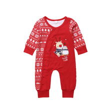 Baby One-piece Xmas Romper Newborn  Baby Boy Christmas Hooded One Piece Outfit Jumpsuit Rompers Clothes set 0-24M 2024 - buy cheap