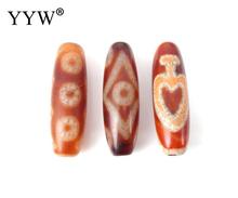 5PCs/Bag 2017 fashion jewelry beads Natural Tibetan Dzi Beads mixed, 12x38mm, Hole:Approx 2.5mm Sold By Bag 2024 - buy cheap