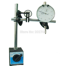 Indicador de dial de 0-10mm + Base magnética de 60kg, indicador de Dial de ajuste fino, soporte de Base magnética Universal 2024 - compra barato