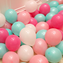 Balão inflável de látex, balão branco e azul de 5 polegadas, 18, 30 polegadas, decoração de casamento, lembranças para festas de aniversário e festa com 10 peças 2024 - compre barato