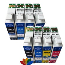 8 упаковок совместимый T1631 T1621-T1624 XL чернильные картриджи для принтера Epson WorkForce 2530WF 2540WF 2010W 2024 - купить недорого