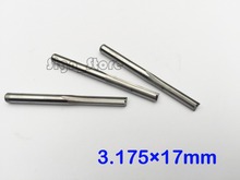 10 Pcs 3.175*17MM Double Flute Straight Slot Bit Solid Carbide End Mill Set, Mini Mill Cutter CNC Bits for Wood Work Sharp Tools 2024 - buy cheap