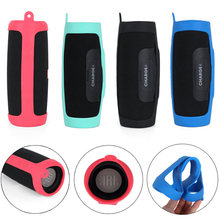 Novidade capa de proteção de silicone para viagem para jbl charge 4 chareg4 portátil à prova d' água sem fio bluetooth alto-falante-4 cores estilosas 2024 - compre barato