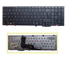 Ssea-teclado para laptop, novo teclado em inglês, hp probook 6540b, 6545b, 6550b, 6555b, 6540, 6545 2024 - compre barato