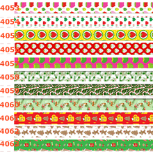 Fita de gorgorão, 50 jardas, padrão de desenhos animados, doces frutas, impresso, faça você mesmo 2024 - compre barato