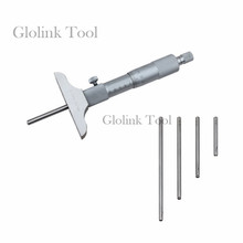 0-50mm 0.01mm SHAN brand Depth Micrometer  Gauge Gage Tool Stainless Steel Metric Micrometers Gauge 2024 - buy cheap