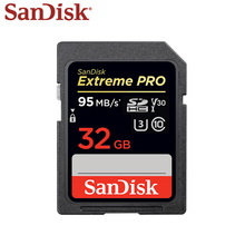 Cartão de memória sandisk sd extreme pro, original, para câmera, 95 mb/s, 32gb, 170 mb/s, 64gb, 128gb, 256gb 2024 - compre barato