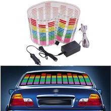 80*19cm Rhythm Music Activated Equalizer Car Decration Sticker Glow Flash Panel LED Car Music Light New Car Styling 2024 - buy cheap