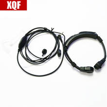 XQF 10PCS New Finger PTT Throat MIC Covert Acoustic Tube Earpiece Headset for Motorola T6200 T5600 2.5mm 1 Pin Radios 2024 - buy cheap