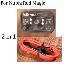 2 In 1 Original For Nubia Red Magic Redmagic Game Phone USB Type-C Fast 5V3.2A Charging Charger Cable USB-C Cable For Red Magic 2024 - compre barato