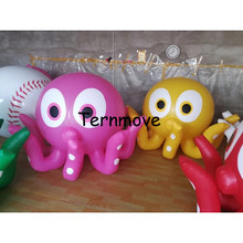 Inflatable Octopus Outdoor Hanging on roof giant Advertising Promotion colorful Inflatable helium squid balloon for decoration 2024 - buy cheap