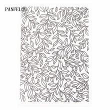 PANFELOUA-Pila de hojas en relieve, carpetas de plástico para álbum de recortes, plantilla DIY, Fondant, pastel, álbum de fotos, fabricación de tarjetas 2024 - compra barato