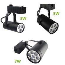 10pcs/lot wholesale high bright 3w 5w 7w led track light 110V 220v warm white pure white cold white led lighting
