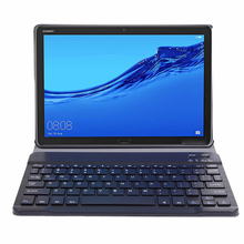 Capa para tablet com teclado bluetooth, capa de proteção para medim5 10.1/l09/w19 2024 - compre barato