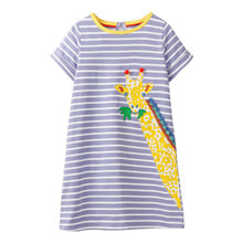 Платья для маленьких девочек Jumping Meters, лето 2019, одежда для маленьких девочек, детские платья с героями мультфильмов для девочек, детское платье принцессы для детей 2-7 лет 2024 - купить недорого