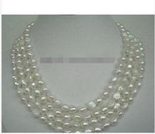 new 50" south sea baroque white cream pearl necklace earring set 2024 - buy cheap