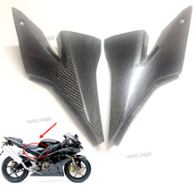 Carbon Fiber Tank Side Cover Panel Fairing for Kawasaki ZX-10R Ninja zx10r 2004 2005 2024 - buy cheap