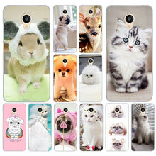 59DD Cute Animals Funny Cat Dog Tiger  Transparent Cover Case for Meizu M2 M3S M3 M3S M5S Mini M3 note M5 M6 M6 note U10 U20 2024 - buy cheap